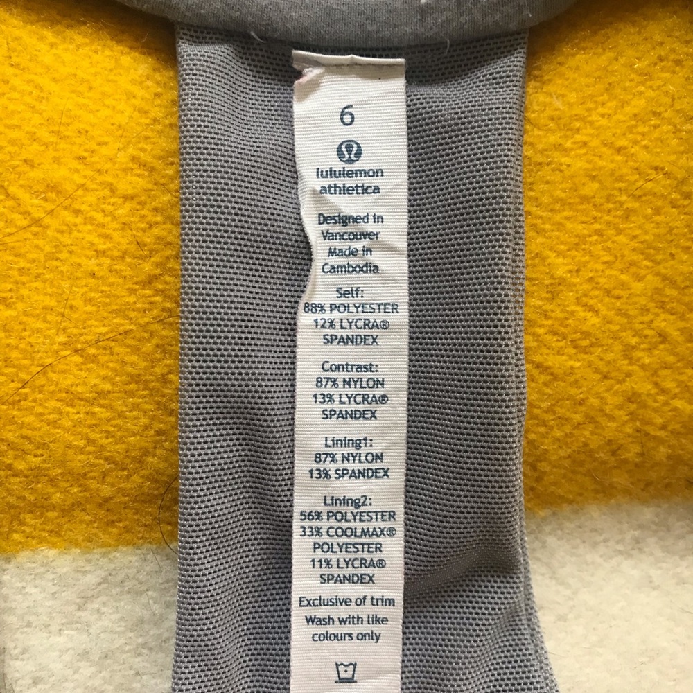 Lululemon Grey Patterned Athletic Top - image 3